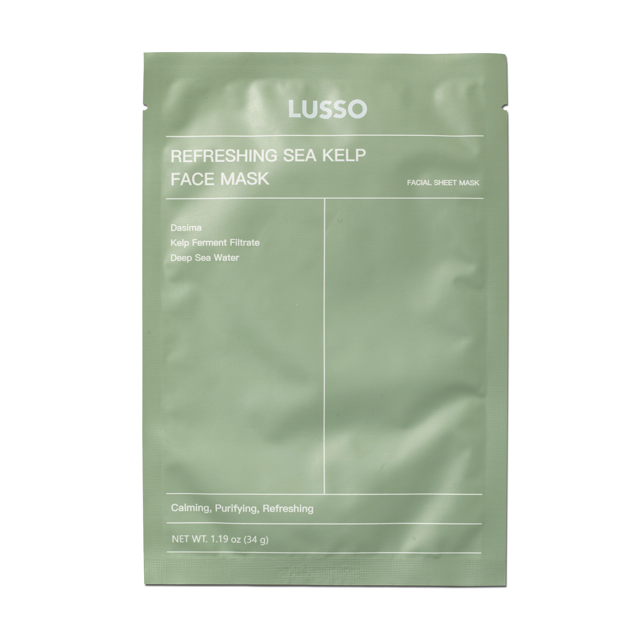 Masca Fata Cu Alge Marine